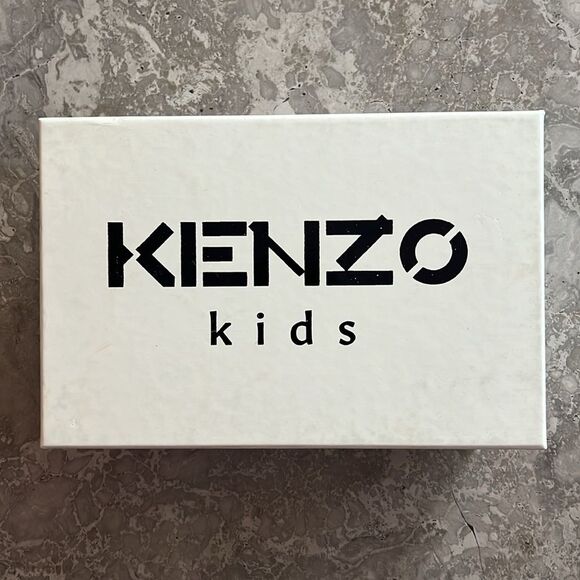 Kenzo Kid's Tiger Leather Low-Top Sneakers, NWT, Size EU 26, US 9.5 - Picture 5 of 12